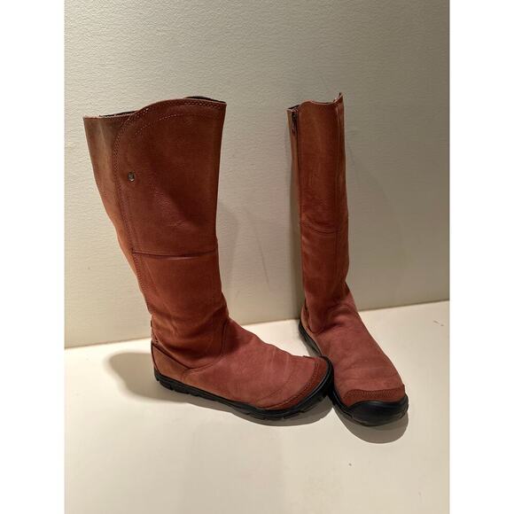 Keen women’s‎ leather boots cognac 6.5 - Picture 1 of 4